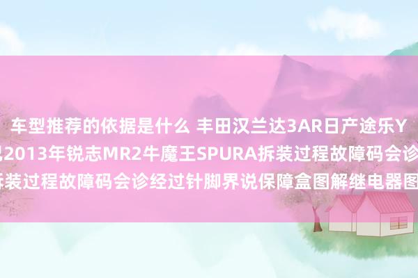 车型推荐的依据是什么 丰田汉兰达3AR日产途乐Y60维修手册电路图而已2013年锐志MR2牛魔王SPURA拆装过程故障码会诊经过针脚界说保障盒图解继电器图解线束走