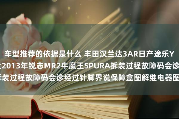 车型推荐的依据是什么 丰田汉兰达3AR日产途乐Y60维修手册电路图府上2013年锐志MR2牛魔王SPURA拆装过程故障码会诊经过针脚界说保障盒图解继电器图解线束走